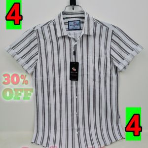 Premium Striped Half Sleeve Shirt for Men 04